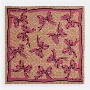 Coach Signature Bow Print Silk
Bandana #CZ527